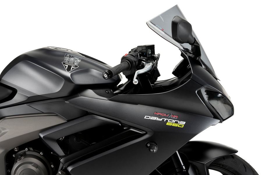 TRIUMPH DAYTONA 660 [2025] – R-Racer screen – heavily tinted