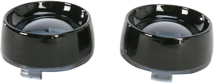 Harley-Davidson Sportster S [Kuryakyn]-deep-drawn decorative rings with glass for bullet indicators