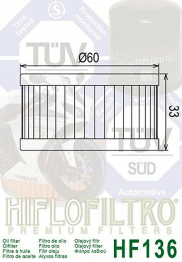 Suzuki DR 350 [HiFlofiltro] - oil filter - 0