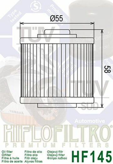 Yamaha TT 600 59X [HiFlofiltro] - oil filter - 0