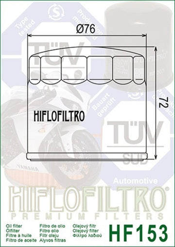 Ducati 999 [HiFlofiltro] - Racing oil filter - 0