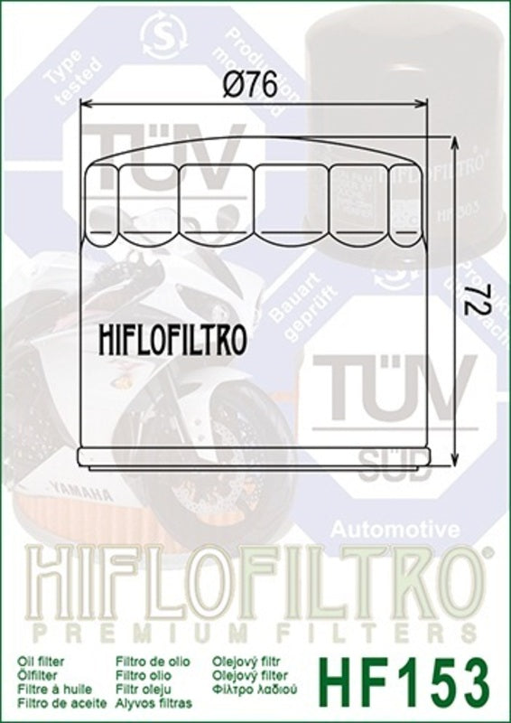 Ducati 996 [HiFlofiltro] - Racing oil filter