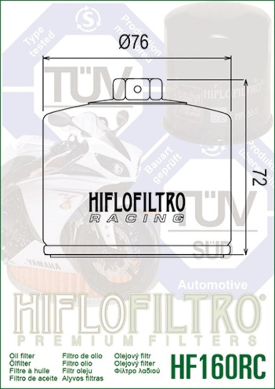 BMW F 900 GS K82 [HiFlofiltro] - Racing oil filter