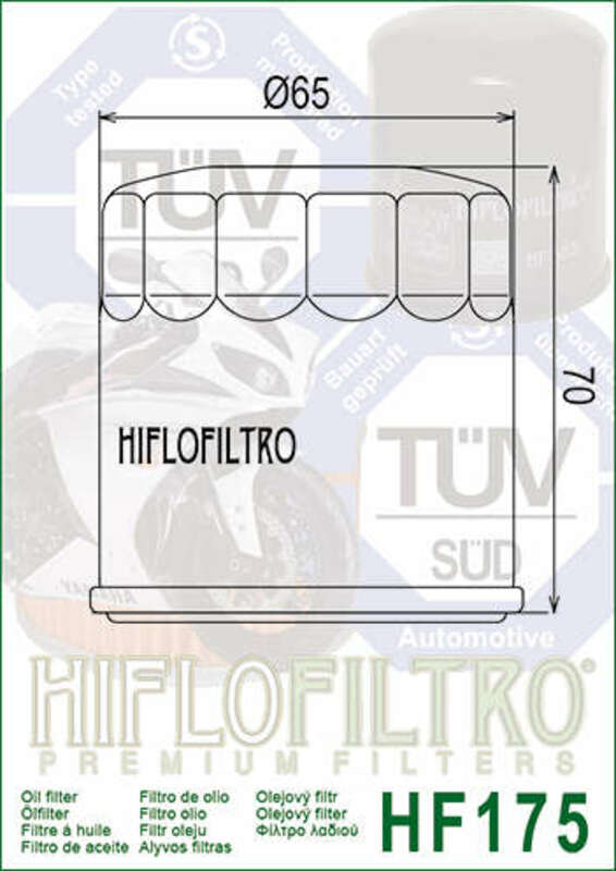 Indian Chief Dark Horse Chdh [HiFlofiltro] - oil filter