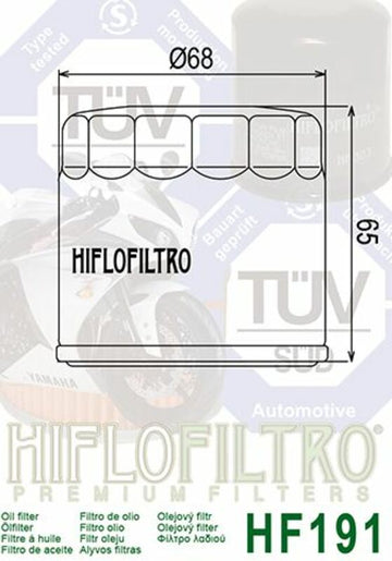 Triumph Speed ​​Triple T509 [HiFlofiltro] - oil filter - 0