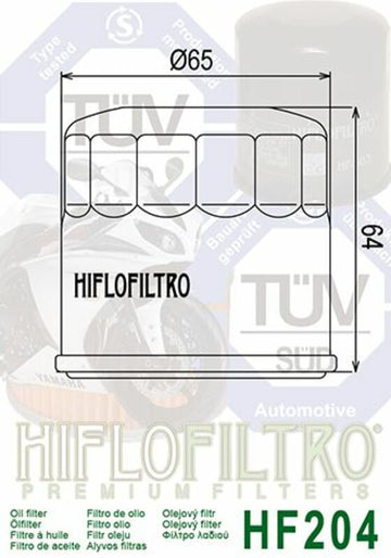 Triumph Speed ​​Triple 1050 [HiFlofiltro] - oil filter - 0