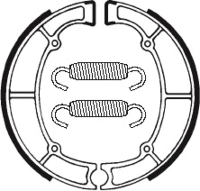 Kawasaki Z 550 [TECNIUM] - Street Organic Brake Shoes - BA060