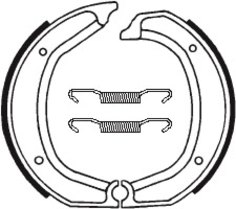 Bmw R 75/6 [TECNIUM] - Street Organic Brake Shoes - BA139