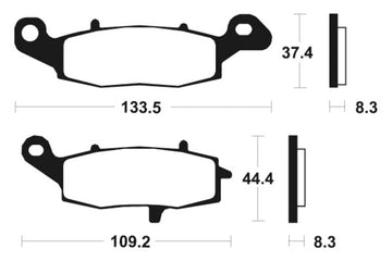 Suzuki Intruder 1500 VL [Tecnium] - brake pads - 0