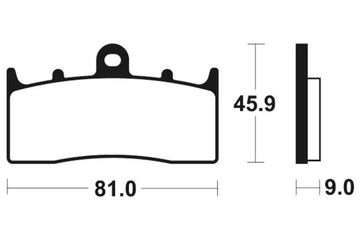 BMW R 1150 R [Tecnium] - brake pads - 0