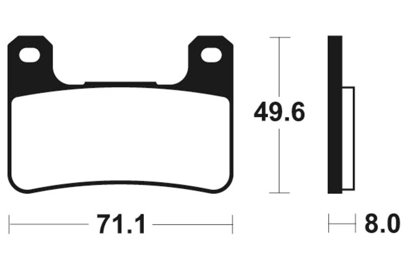 Kawasaki Z 900 RS ZR900C [Tecnium] - brake pads