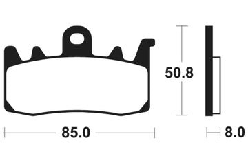 BMW F 900 XR K84 [TECNIUM] - Sinter metal brake pads - 0