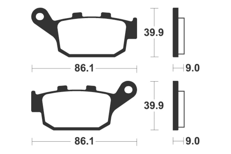 Kawasaki Z 900 RS ZR900C [TECNIUM] - Sinter metal brake pads