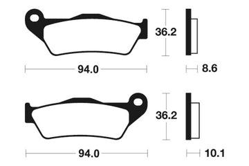 BMW R 1150 R [Tecnium] - brake pads - 0
