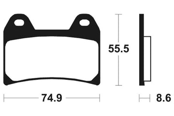 Ktm 1290 Super Adventure S [TECNIUM] - Professional Racing Sintered Metal Brake Pads - MSR206