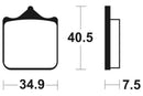 Ducati 749 [TECNIUM] - Professional Racing Sintered Metal Brake Pads - MSR262-2