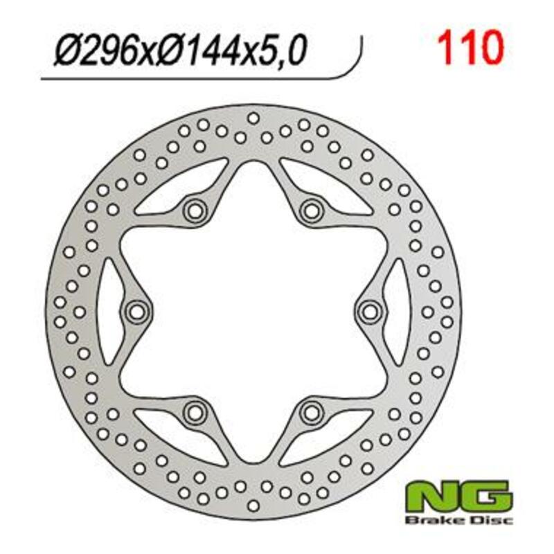 Honda Nt 700 [NG BRAKE DISC] - round rigid brake disc