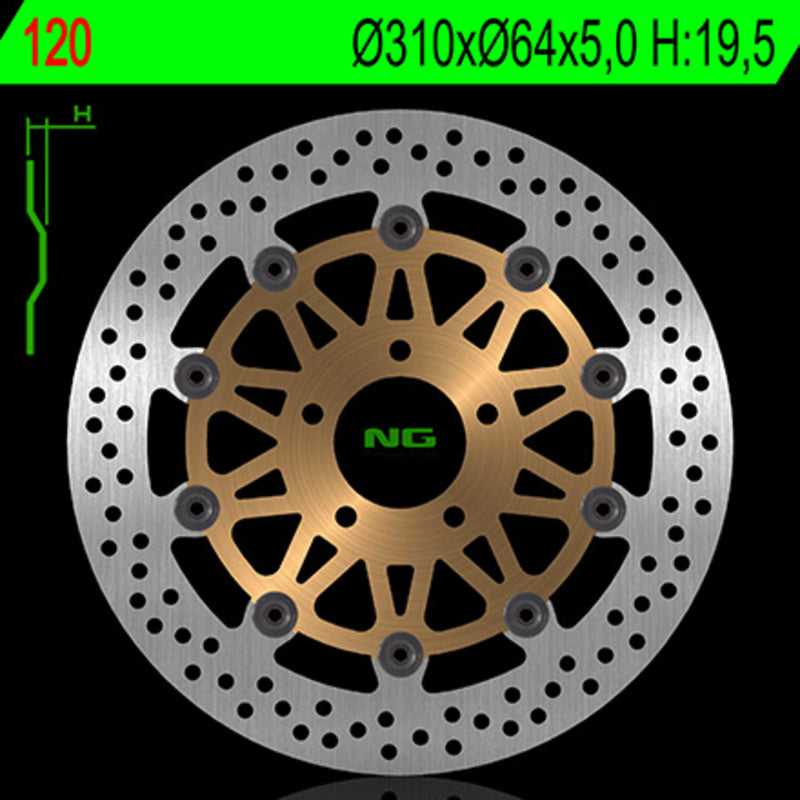 Suzuki Gsf 400 [NG BRAKE DISC] - round floating brake disc