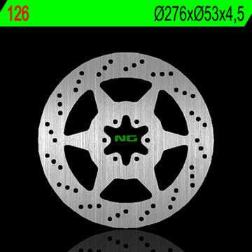 Honda Ntv 650 [NG BRAKE DISC] - round rigid brake disc