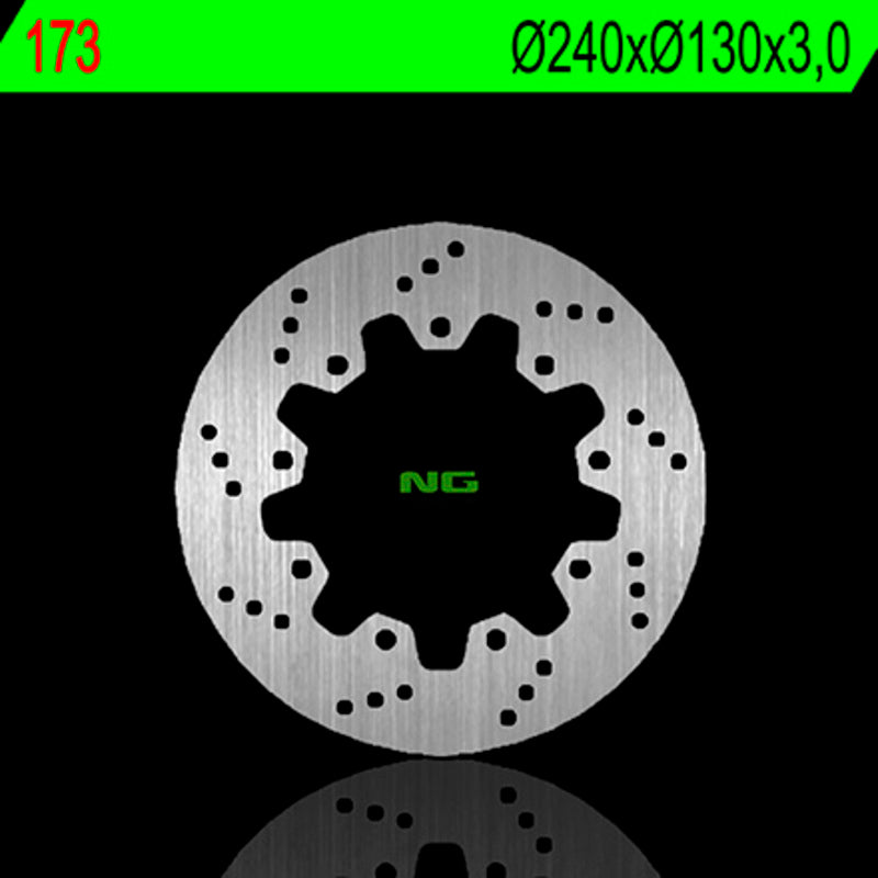 Kawasaki Klr 250 [NG BRAKE DISC] - round rigid brake disc