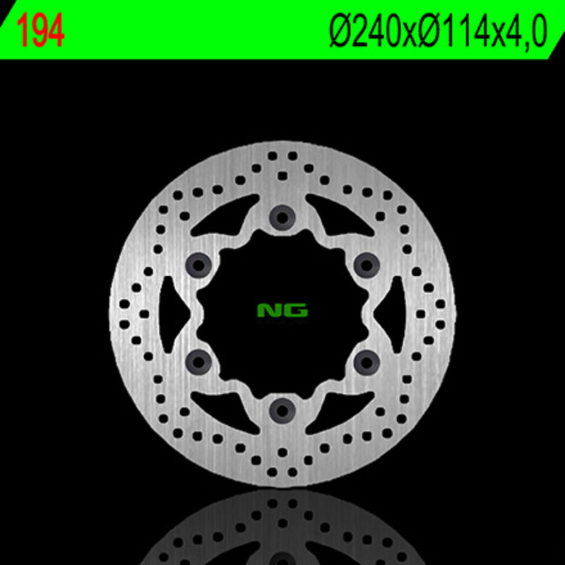 Honda Cbf 125 [NG BRAKE DISC] - round rigid brake disc