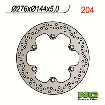 Honda Gl 1500 Goldwing [NG BRAKE DISC] - round rigid brake disc
