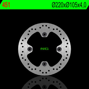 Honda Sh 150 [NG BRAKE DISC] - round rigid brake disc