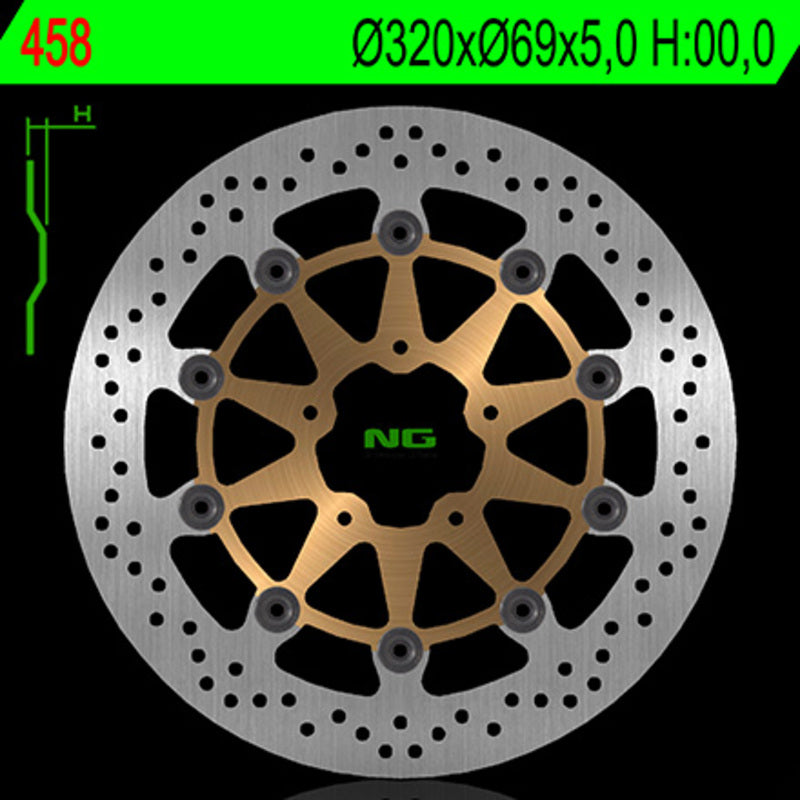 Suzuki Tl 1000 [NG BRAKE DISC] - round floating brake disc