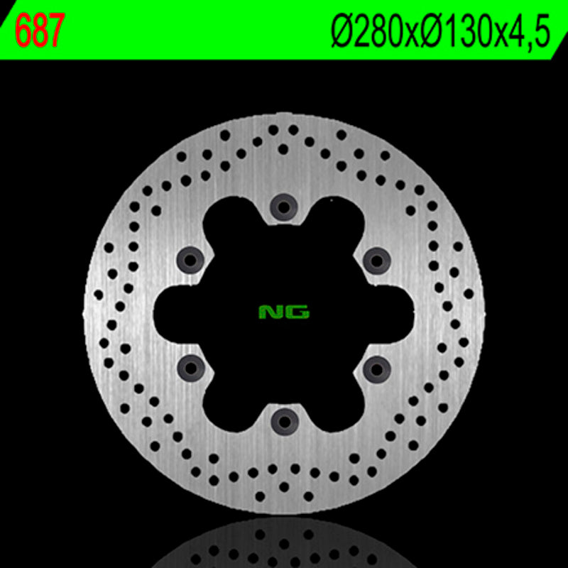 Kawasaki Er 5 [NG BRAKE DISC] - round rigid brake disc