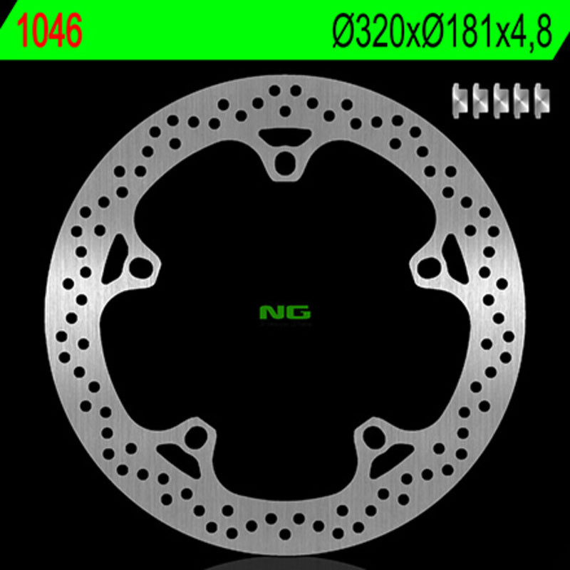 Bmw R Ninet Scrambler [NG BRAKE DISC] - round rigid brake disc
