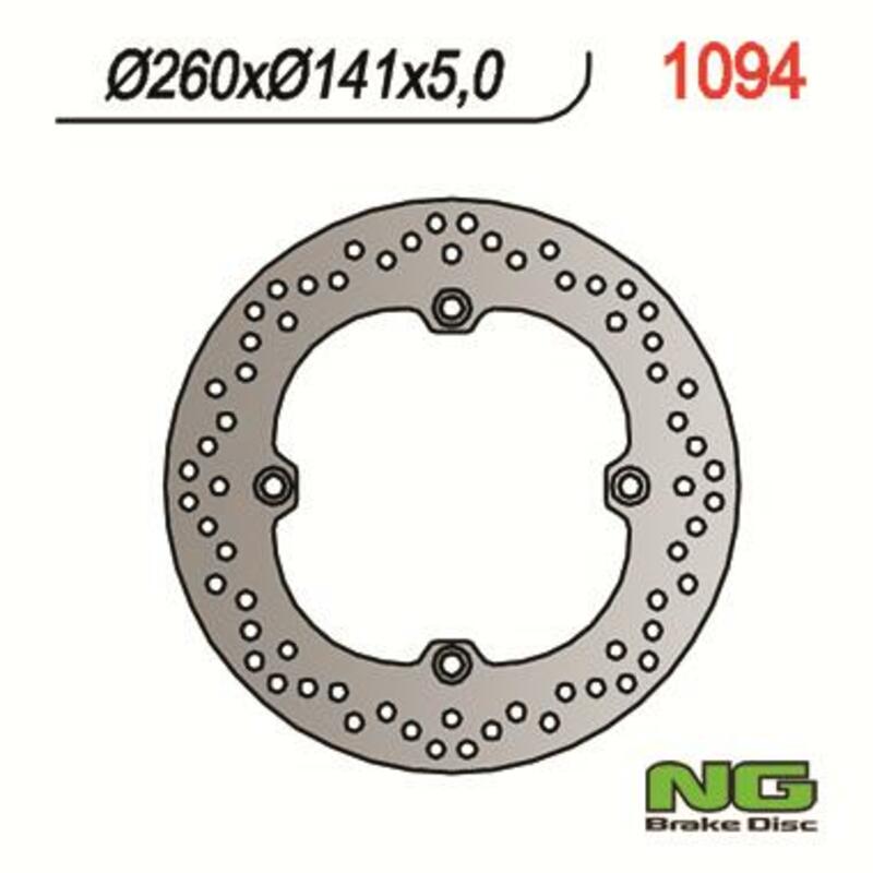 Suzuki Dl 650 V Strom [NG BRAKE DISC] - round rigid brake disc