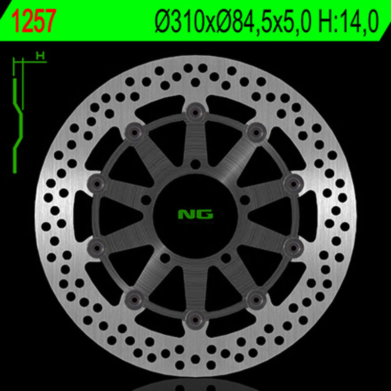 Harley Davidson Flstc [NG BRAKE DISC] - round rigid brake disc