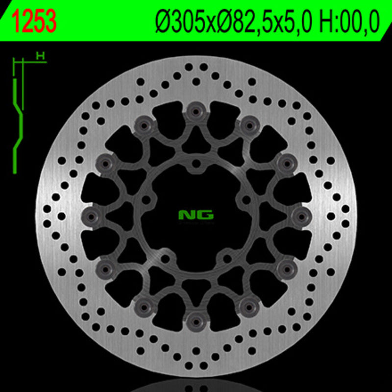 Triumph Tiger Sport 800 [NG BRAKE DISC] - round floating brake disc