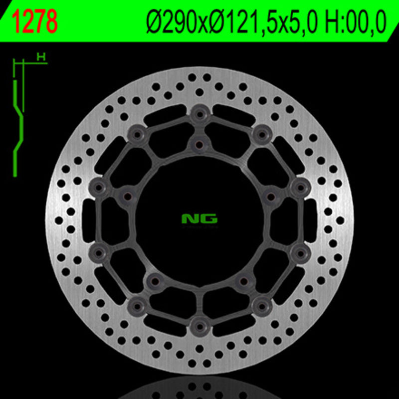 Suzuki Sfv 650 [NG BRAKE DISC] - round floating brake disc