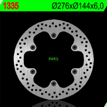 Honda Nt 700 [NG BRAKE DISC] - round rigid brake disc