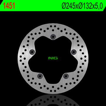 Yamaha Mt 07 [NG BRAKE DISC] - round rigid brake disc