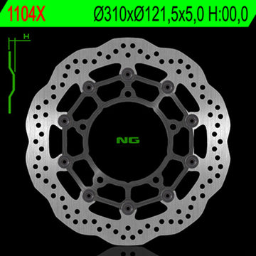 Suzuki Gsf 650 [NG BRAKE DISC] - Wave floating brake disc