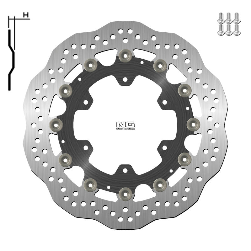 Bmw R 1100 R Type 259 [NG BRAKE DISC] - Wave floating brake disc