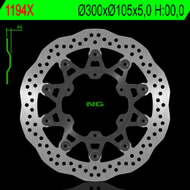 Bmw F 650 Gs Tw [NG BRAKE DISC] - Wave floating brake disc