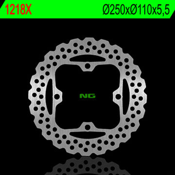 Kawasaki Zr 400 [NG BRAKE DISC] - Wave rigid brake disc
