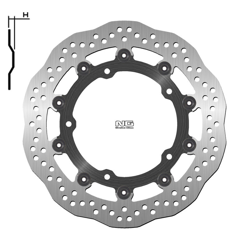Kawasaki Z 900 [NG BRAKE DISC] - Wave floating brake disc