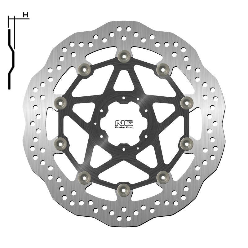 Honda Crf 1100 [NG BRAKE DISC] - Wave floating brake disc