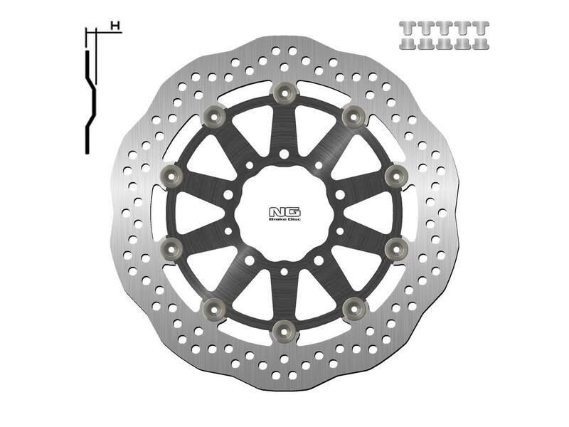 Kawasaki Versys 650 [NG BRAKE DISC] - Wave floating brake disc