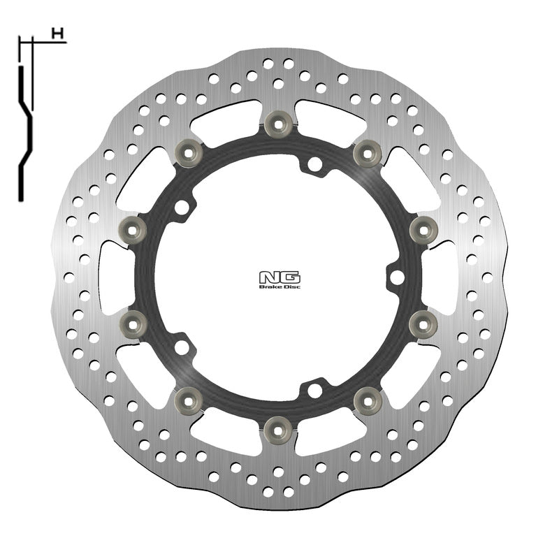 Triumph Sprint 1050 [NG BRAKE DISC] - Wave floating brake disc