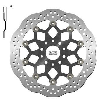 Ktm 790 Duke [NG BRAKE DISC] - Wave floating brake disc