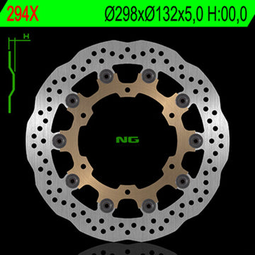 Yamaha Fjr 1300 [NG BRAKE DISC] - Wave floating brake disc