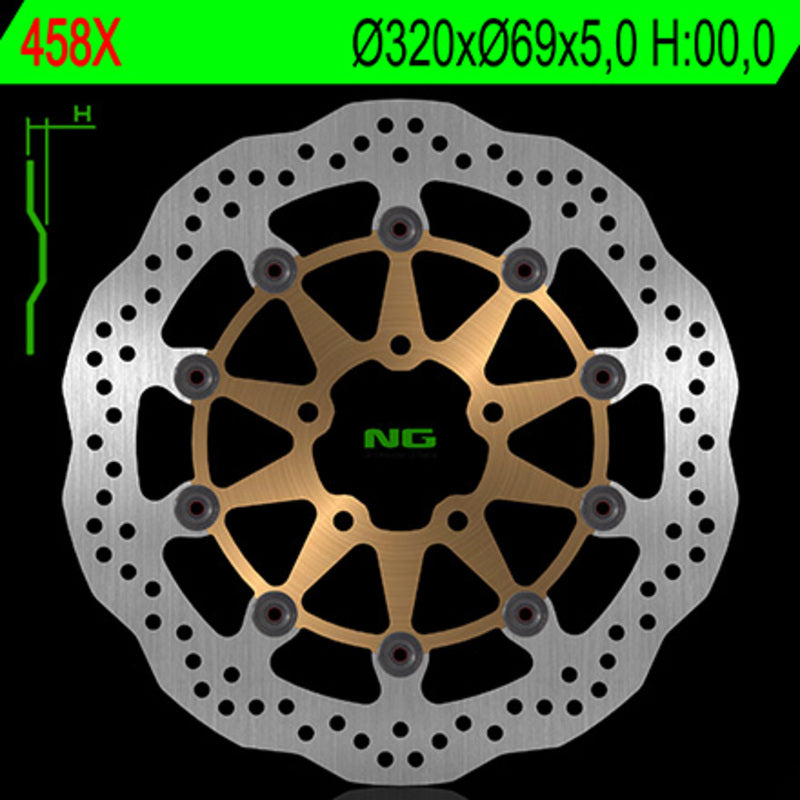 Suzuki Gsx 1300 R Hayabusa [NG BRAKE DISC] - Wave floating brake disc