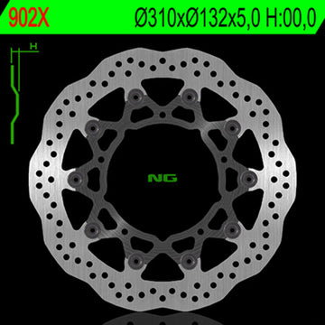 Yamaha Xt 1200 [NG BRAKE DISC] - Wave floating brake disc