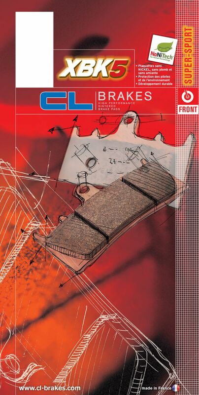 Ducati 749 [CL BRAKES] - Street sintered metal brake pads - 1033XBK5