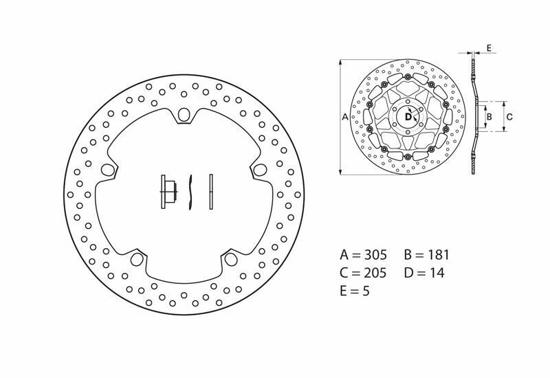 BMW R 1250 GS K50 [Brembo] - brake disc